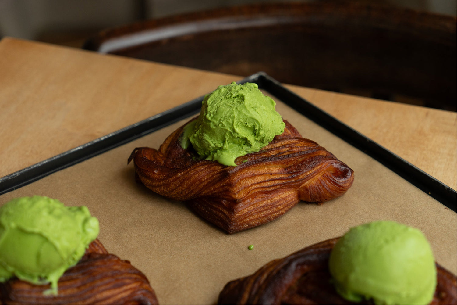 Matcha gelato croissant: A one-day treat with Bakkerij Louf